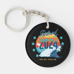 Officially Retired 2024 Key Ring