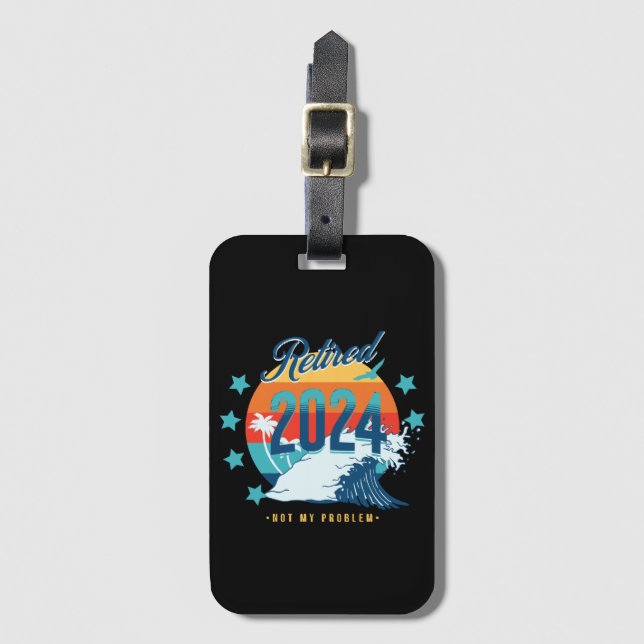 Officially Retired 2024 Luggage Tag (Front Vertical)
