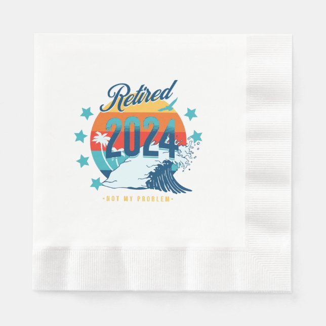Officially Retired 2024 Napkin (Front)