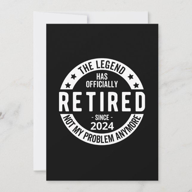 officially Retired 2024 Thank You Card (Front)