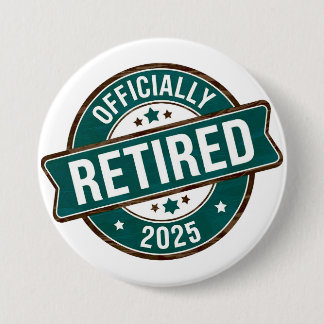 Officially retired 2025 7.5 cm round badge