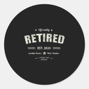 Officially Retired 2026 Mother Vacation Mom Holida Classic Round Sticker