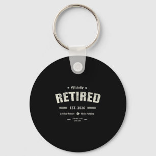 Officially Retired 2026 Mother Vacation Mom Holida Key Ring