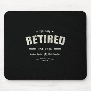 Officially Retired 2026 Mother Vacation Mom Holida Mouse Pad