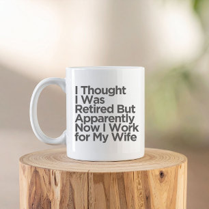 Officially Retired Funny Husband Wife Coffee Mug