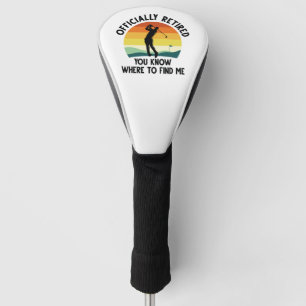Officially Retired Golf Head Cover