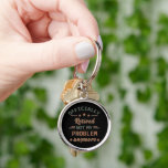 officially retired not my problem anymore key ring<br><div class="desc">This original funny, adorable, and retirement textbase design with awesome typography font lettering is a great gift idea for your lovely retired dad, mom, grandma, grandpa, and all grandparents! the best awesome illustration for your retirement party celebration! If you like this artwork, check out more similar designs in omitay store....</div>