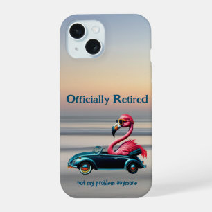 Officially Retired Pink Flamingo in Convertible iPhone 15 Case