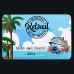 Officially Retired Stateroom Door Magnet<br><div class="desc">Celebrate your retirement cruise with this customisable door magnet.</div>
