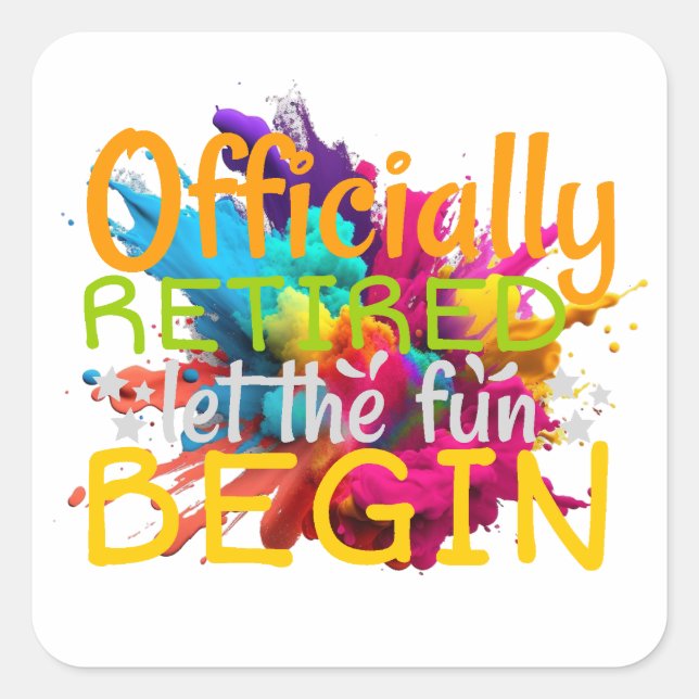 Officially retired sticker (Front)