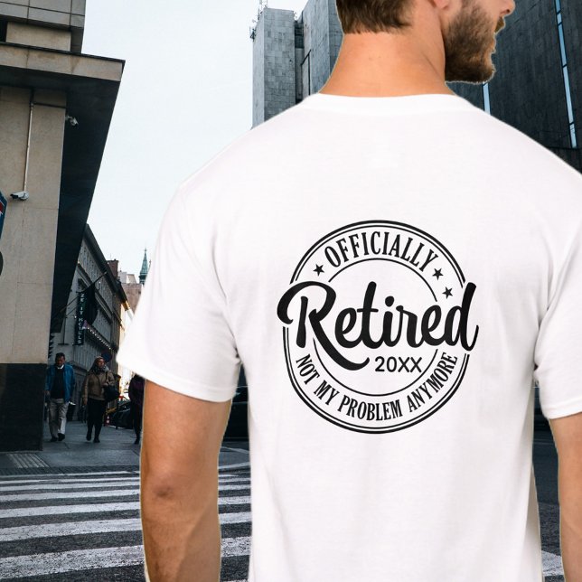Officially Retired T-Shirt (Creator Uploaded)