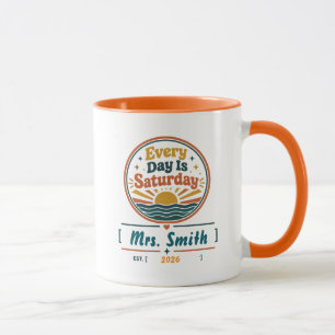 Officially Retired Teacher Club Funny Personalised Mug