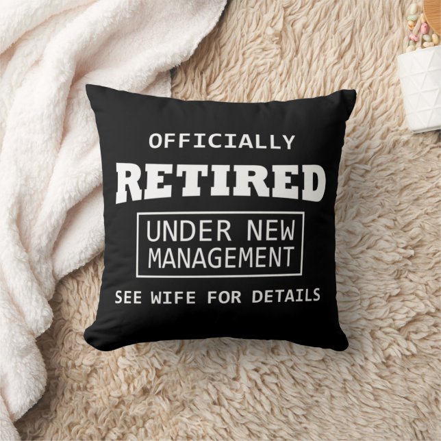 officially retired under new management cushion (Blanket)