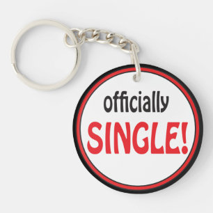 Officially Single   Divorced Key Ring
