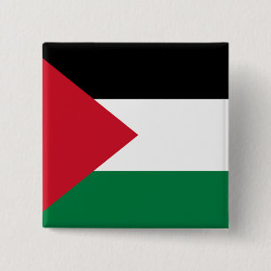 officially the State of Palestine country flag 15 Cm Square Badge