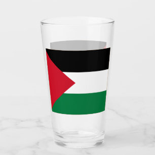 officially the State of Palestine country flag Glass