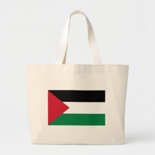 officially the State of Palestine country flag Large Tote Bag