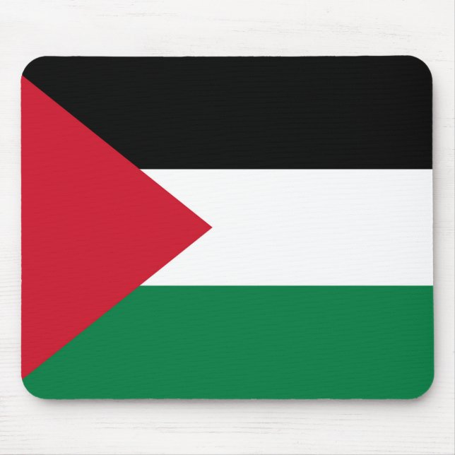 officially the State of Palestine country flag Mouse Pad (Front)