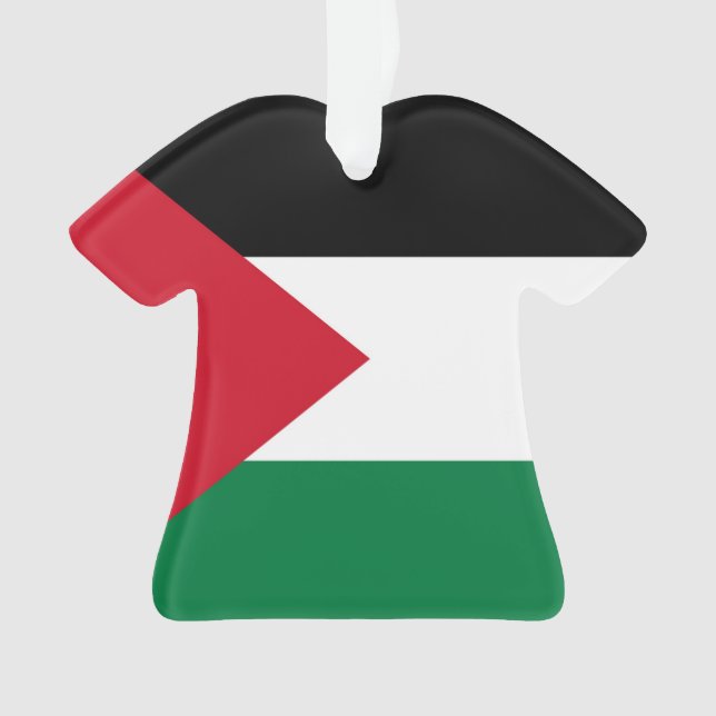 officially the State of Palestine country flag Ornament (Front)