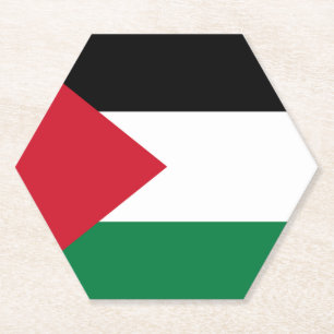 officially the State of Palestine country flag Paper Coaster