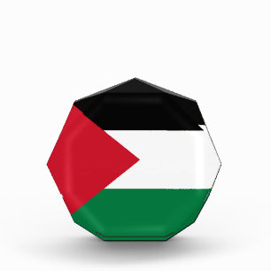 officially the State of Palestine country flag Photo Block