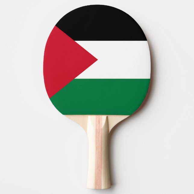 officially the State of Palestine country flag Ping Pong Paddle (Front)