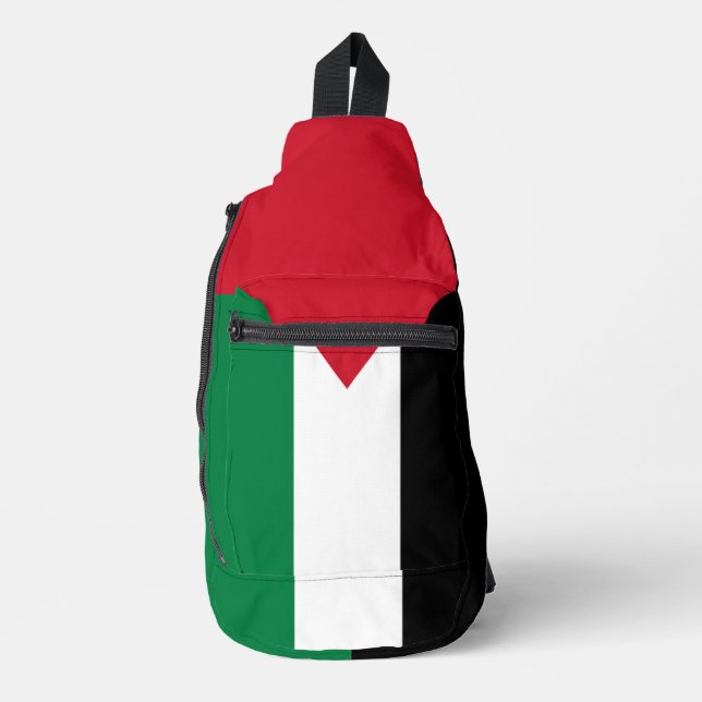 officially the State of Palestine country flag  Sling Bag (Front)