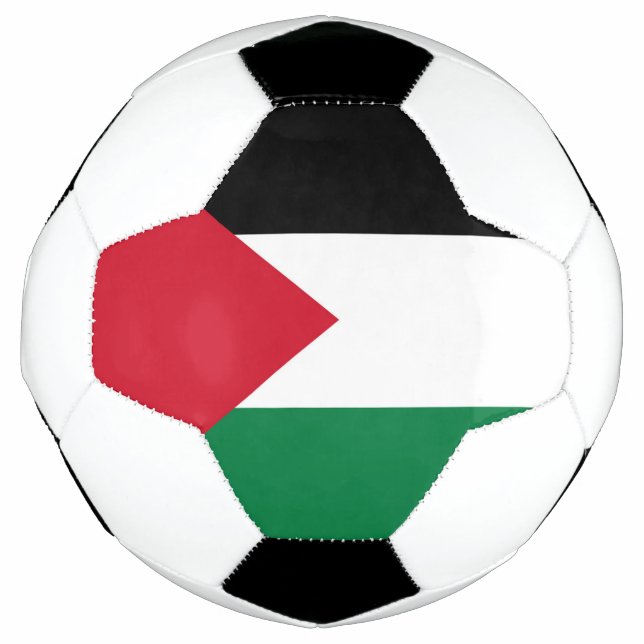 officially the State of Palestine country flag Soccer Ball (Front)