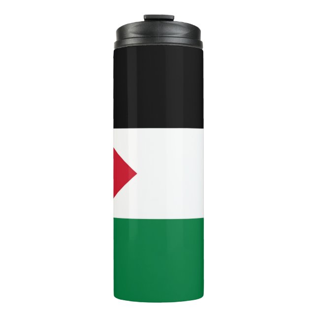 officially the State of Palestine country flag Thermal Tumbler (Front)