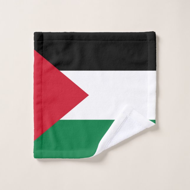 officially the State of Palestine country flag Wash Cloth (Wash Cloth)