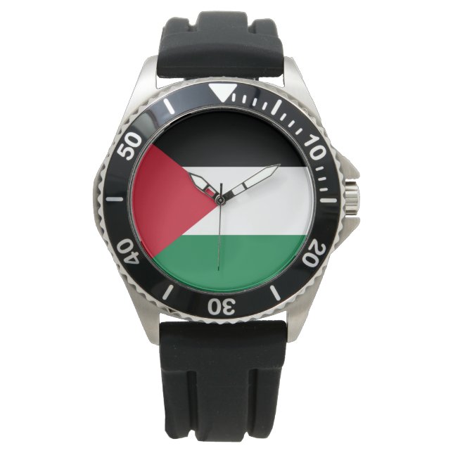 officially the State of Palestine country flag  Watch (Front)