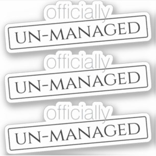 officially un-managed retirement party