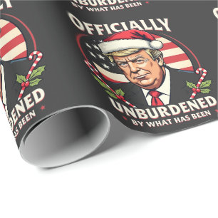 Officially Unburdened By What Has Been Trump 47th Wrapping Paper