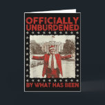 Officially Unburdened By What Has Been Trump Victo Card<br><div class="desc">Officially Unburdened By What Has Been Trump Victory Xmas</div>