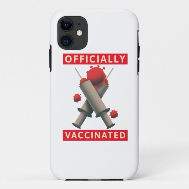 Officially Vaccinated - Vaccinated Case-Mate iPhone Case (Back)