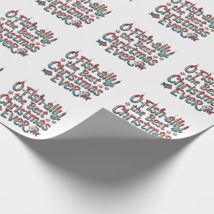 Offishally Best Christmas Ever Fishing Christmas Wrapping Paper