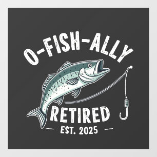 Offishally Retired est 2025 Fisher Dad Retirement