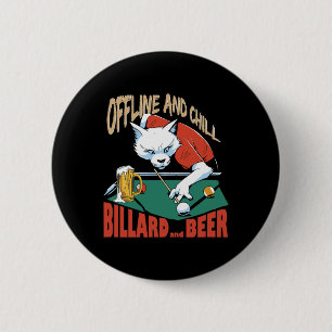 Offline Chill And Beer 6 Cm Round Badge
