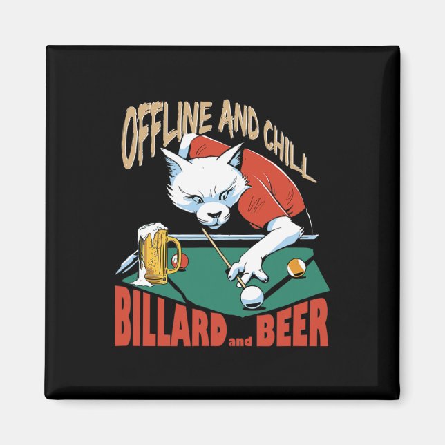 Offline Chill And Beer  Magnet (Front)