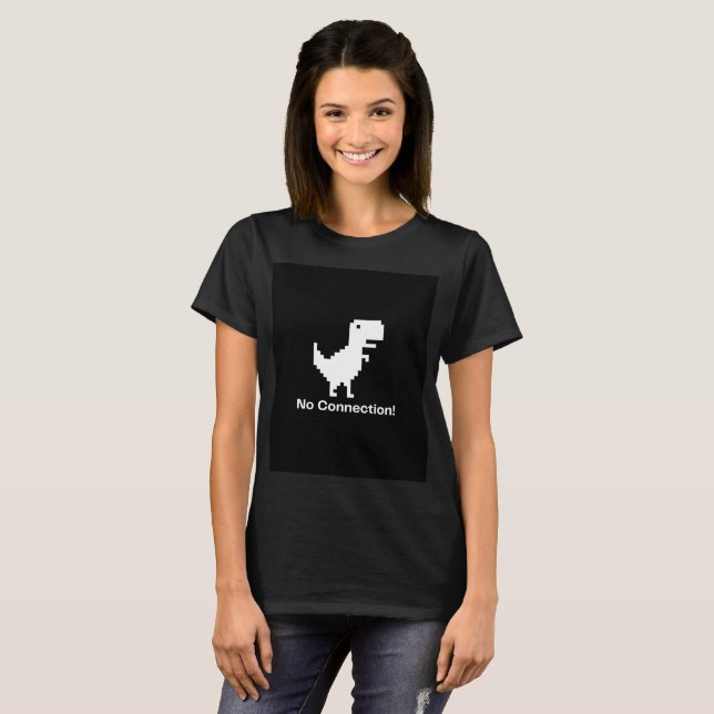 Offline Dino Adventure - No Connection T-Shirt (Front Full)