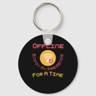 Offline Enjoy My Presence For A Time Sticker Key Ring