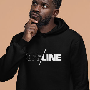 Offline Geek Humour Hoodie