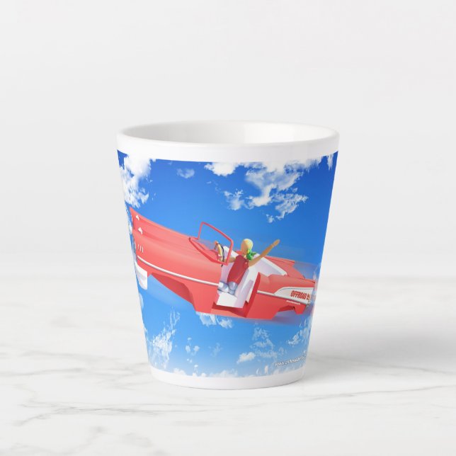 Offroad 01  latte mug (Front)