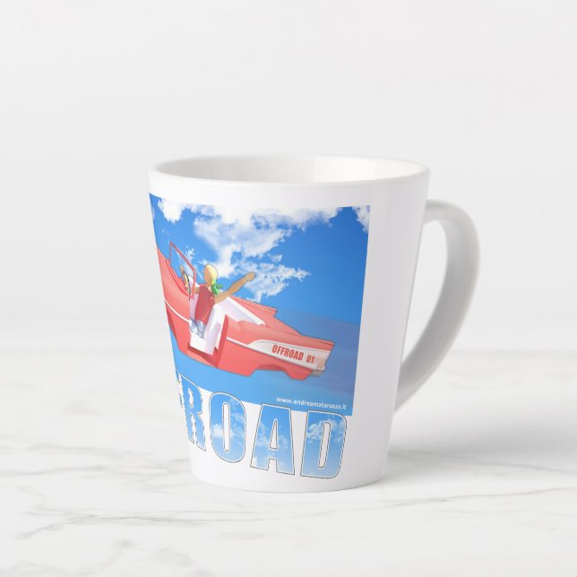 Offroad - 01 latte mug (Right Angle)
