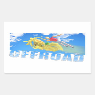 Offroad - 02 rectangular sticker