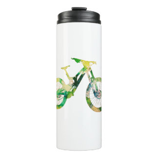 Offroad Downhill Sport Xtreme Watercolor Art Thermal Tumbler