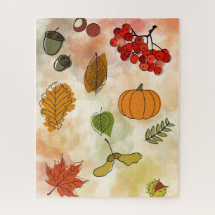 Offset Autumn jigsaw Jigsaw Puzzle