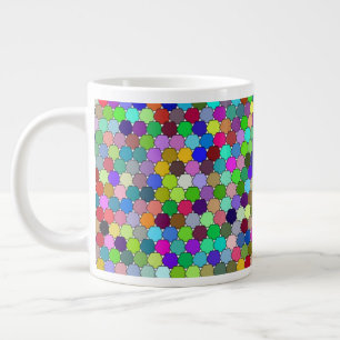 Offset Hexagons 20oz Mug