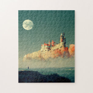 Offshore Citadel Fantasy Sci-Fi Jigsaw Puzzle
