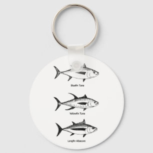 Offshore Fishing - Tuna Logo Key Ring